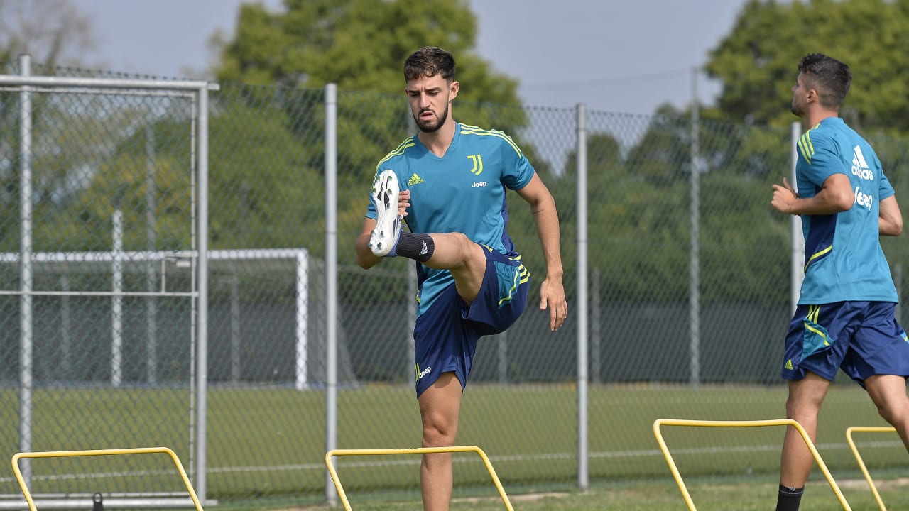 Alejandro Marqués durante un allenamento a Vinovo