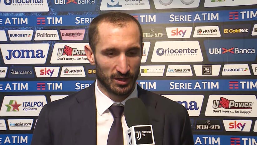 Atalanta - Juventus | Chiellini: «Siamo stati lucidi nel momento difficile del match»