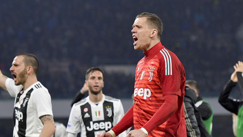 Szczesny Bonucci Napoli Juve