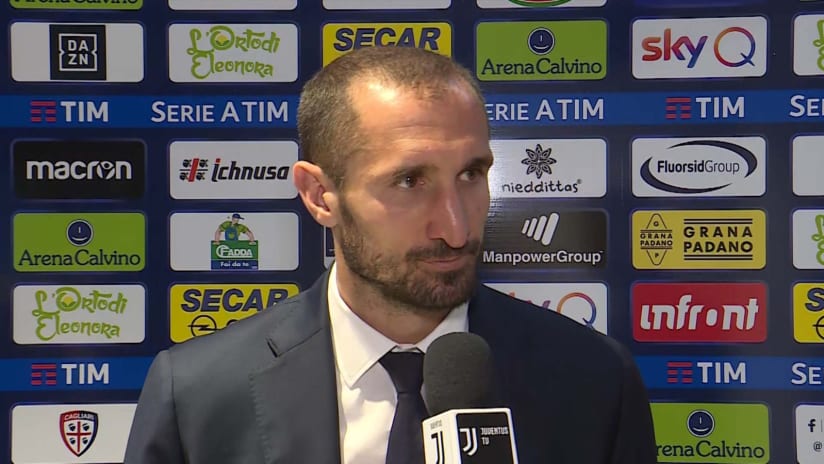 Cagliari - Juventus | Chiellini: «Bravi ad interpretare la partita»