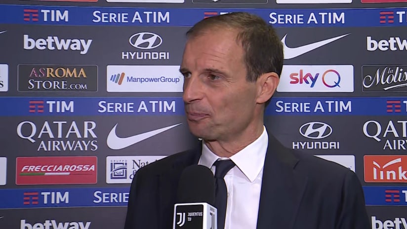 Roma - Juventus | Allegri: «Dovevamo creare di più»