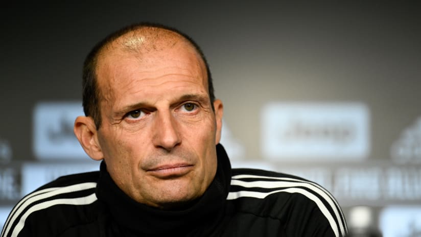 Mister Allegri presenta Bologna - Juventus