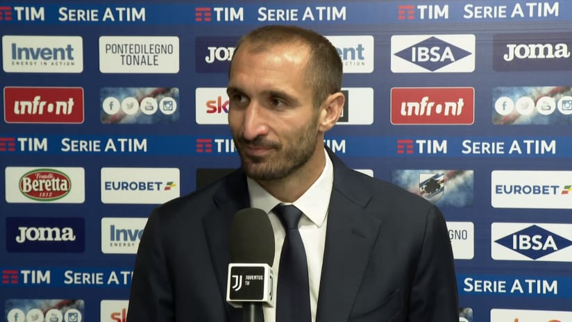 Sampdoria - Juventus | Chiellini: «Si chiude una grandissima stagione»