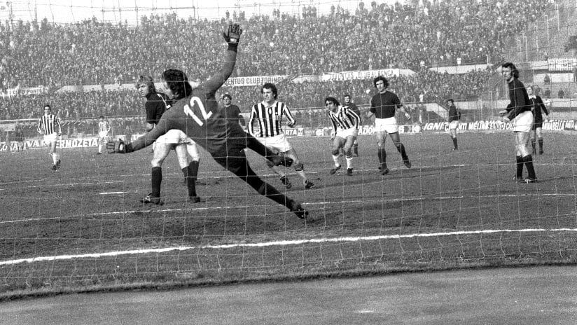 Il primo gol di Bettega in bianconero