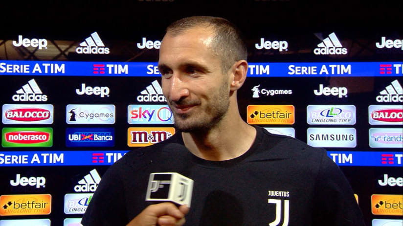 Juventus - Fiorentina | Chiellini: «Festeggiamo un grande scudetto»