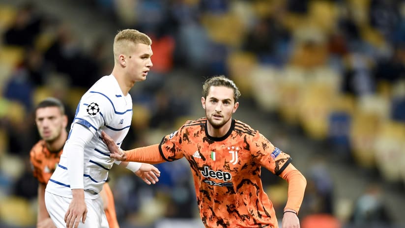 Dinamo Kiev - Juventus | Rabiot: «Squadra equilibrata e intensa»