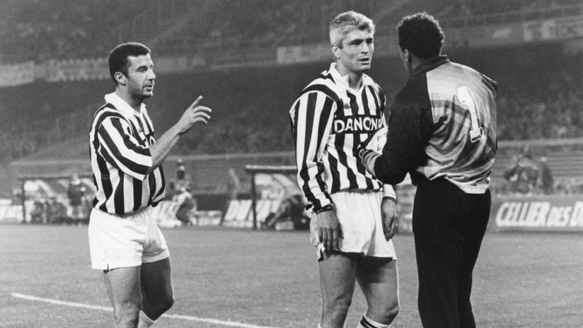 Vialli Ravanelli Juve-Psg