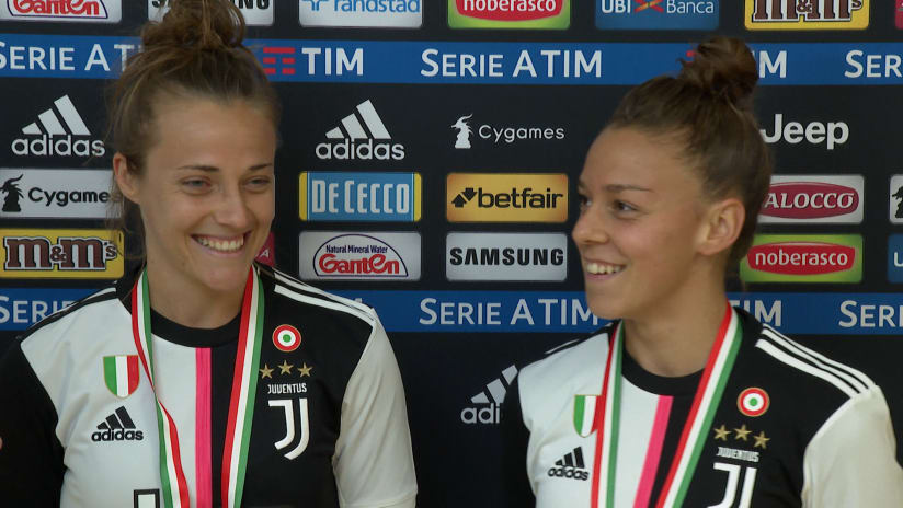 Galli e Boattin dopo la premiazione: «E' stato bello ritornare all'Allianz Stadium»