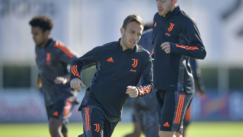 Juve's workout on the Eve of Juventus - Barcelona