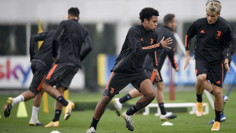 Juve's workout on the Eve of Ferencvaros - Juventus 