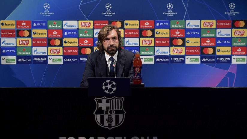 Barcellona - Juventus | Pirlo: «Dovremo giocare con personalità»