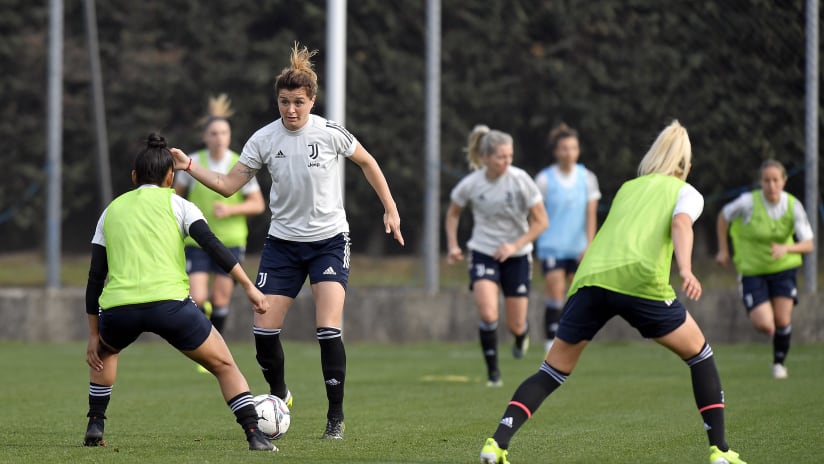 Women | Bianconere at work ahead of Sunday's match against Pink Bari