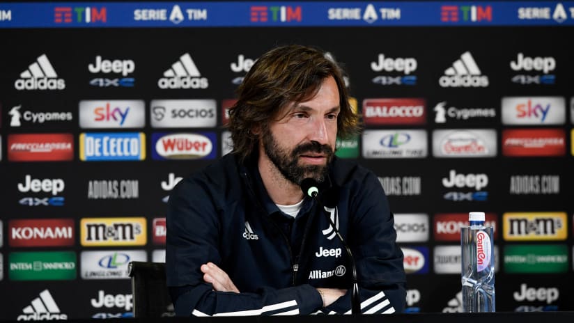 Le parole di Pirlo alla vigilia di Udinese - Juventus