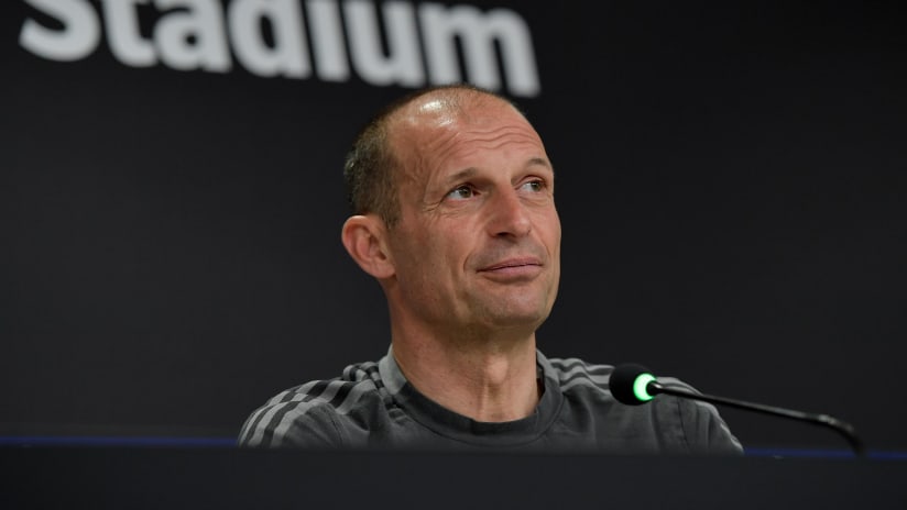 Mister Allegri presenta Juventus - Bologna