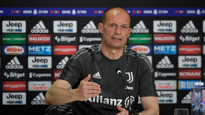 Mister Allegri presenta Genoa - Juventus