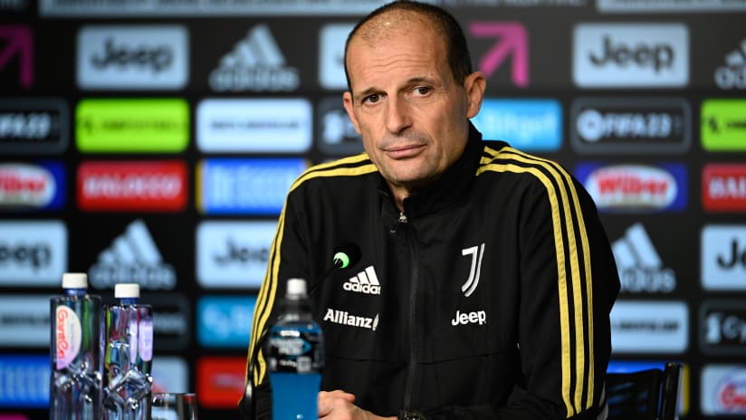 Mister Allegri presenta Juventus - Fiorentina