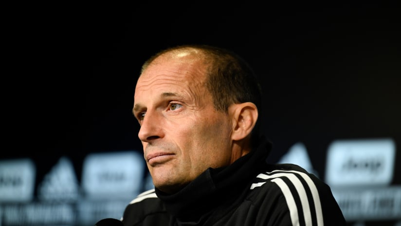 Mister Allegri presenta Juventus - Cremonese