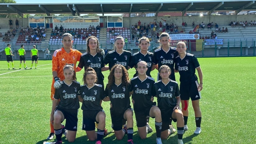 Foto di squadra dell'Under 17 femminile di Mister Scrofani alla Final Four