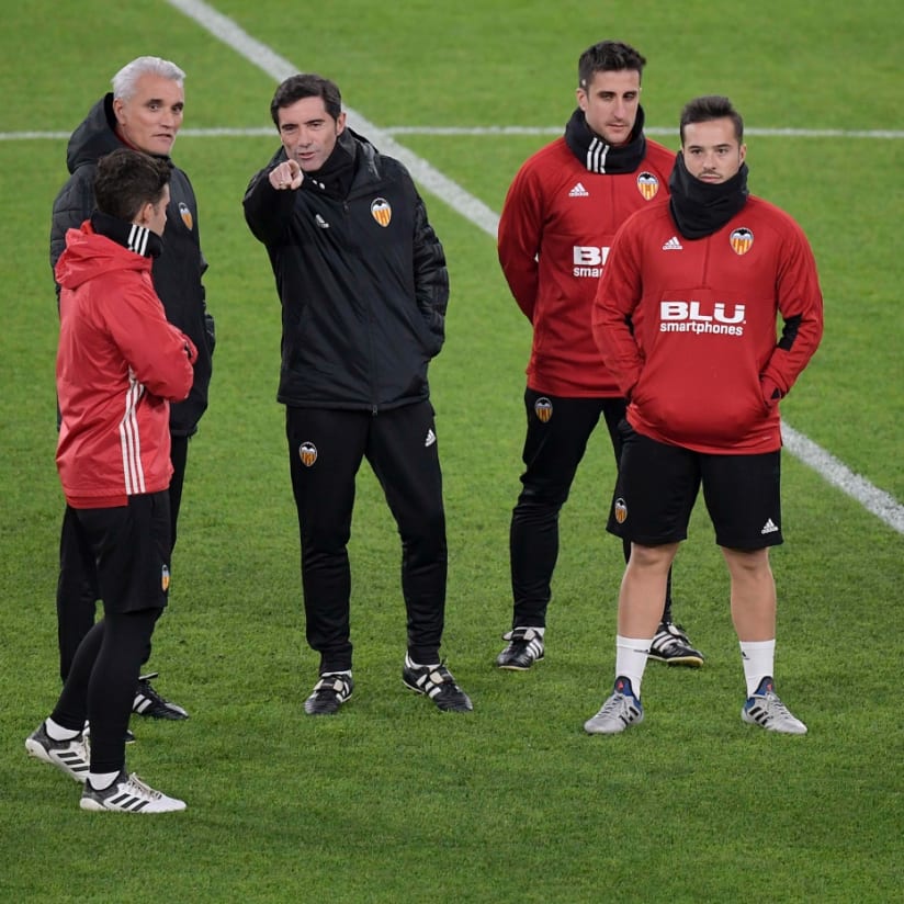 Valencia train at Allianz Stadium