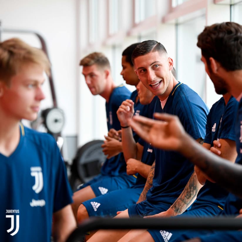 Bianconeri hit the gym in Vinovo