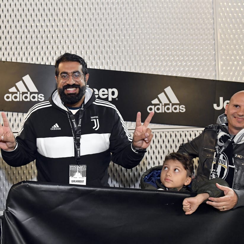 Juventus - Milan, walk about Official Fan Club