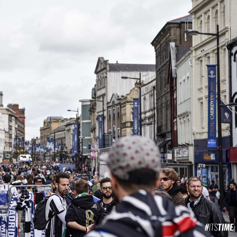 Cardiff is black and white! 