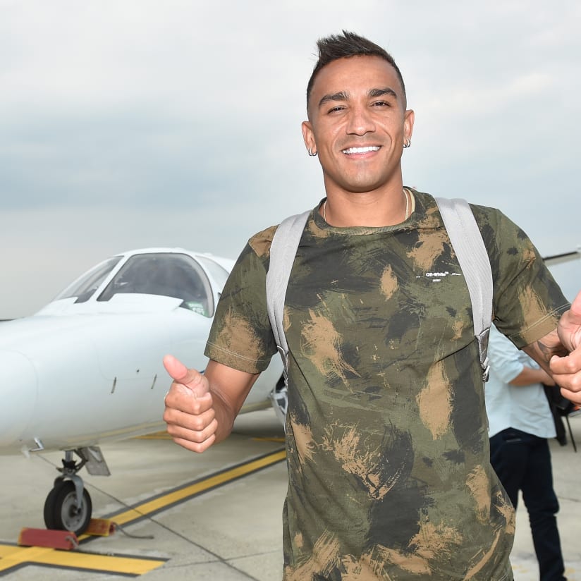 Danilo touches down in Turin