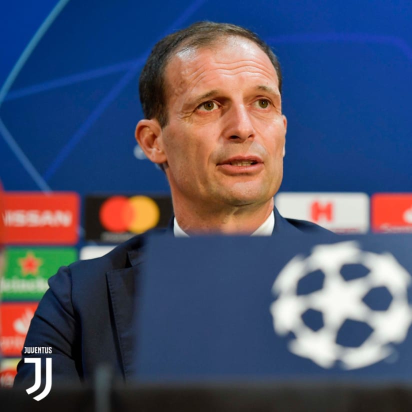 Allegri & Ronaldo talk Man Utd-Juve
