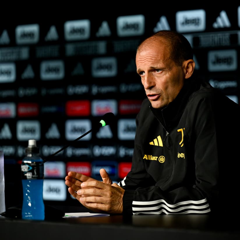 La conferenza stampa di Allegri alla vigilia di Milan-Juve