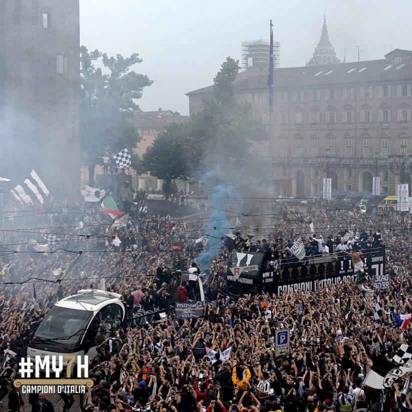 Turin celebrates the scudetto!