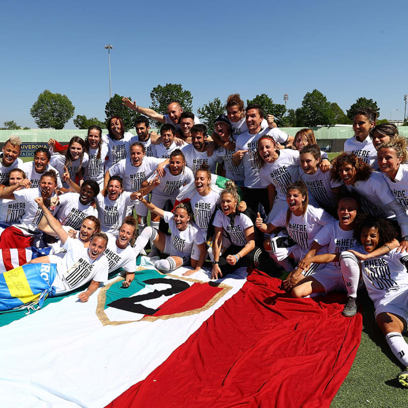 First the Scudetto, then the Coppa Italia, Juventus Women celebrate!