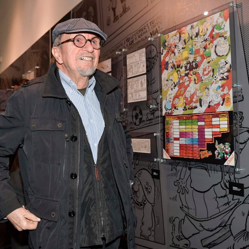 Guillermo Mordillo visits the Juventus Museum