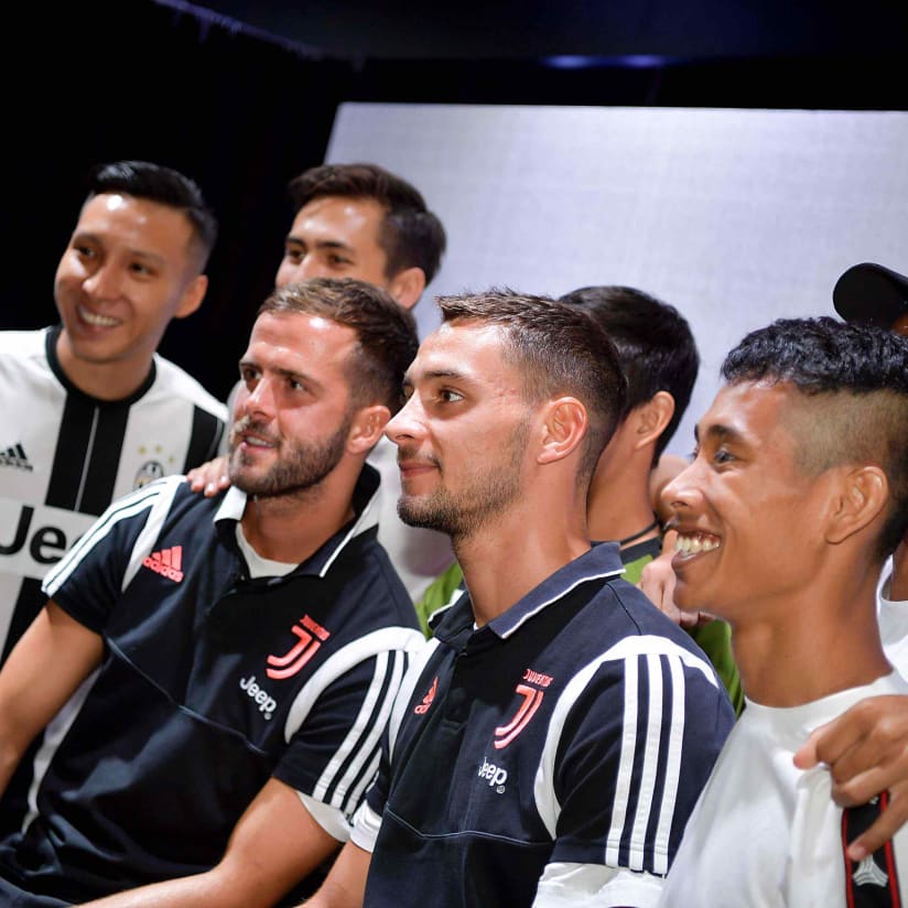De Sciglio & Pjanic x adidas in Singapore