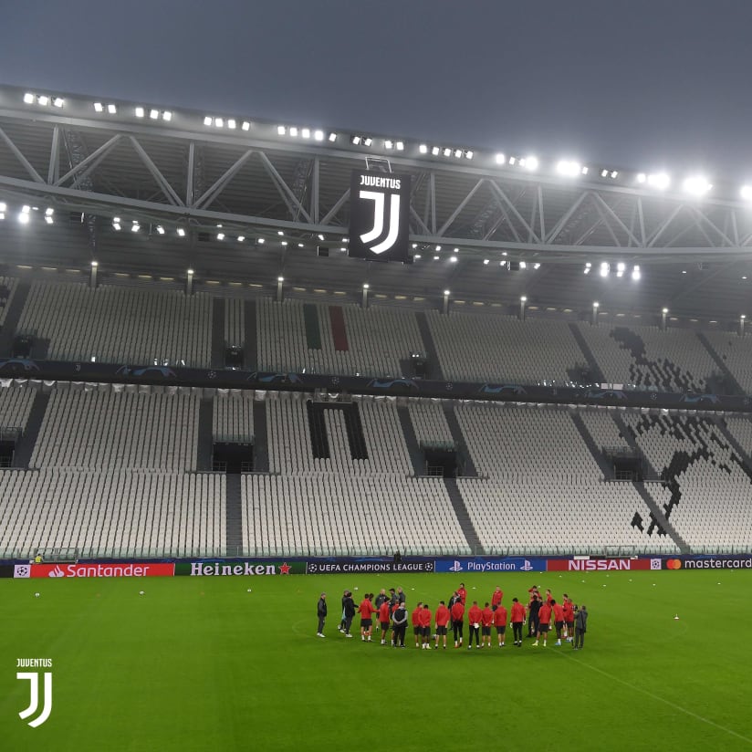 La Lokomotiv sul terreno dell'Allianz Stadium