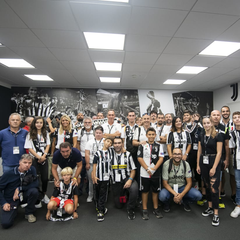 Juventus - Bologna, walk about Official Fan Club
