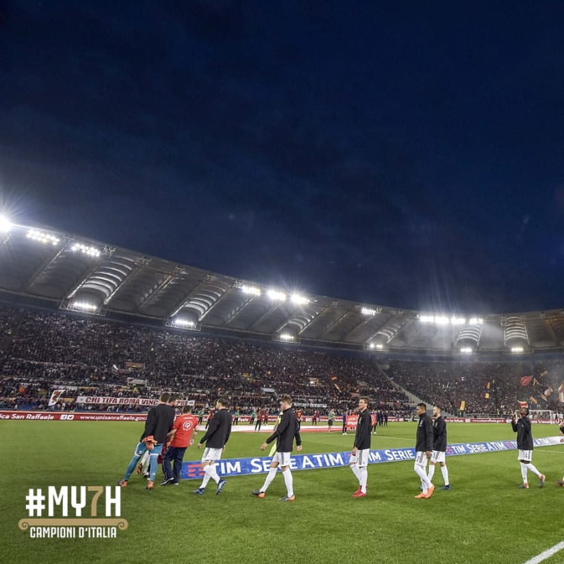 #MY7H celebrations on the pitch!