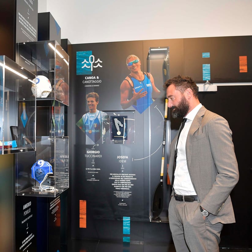 Water polo legends visit Juventus Museum