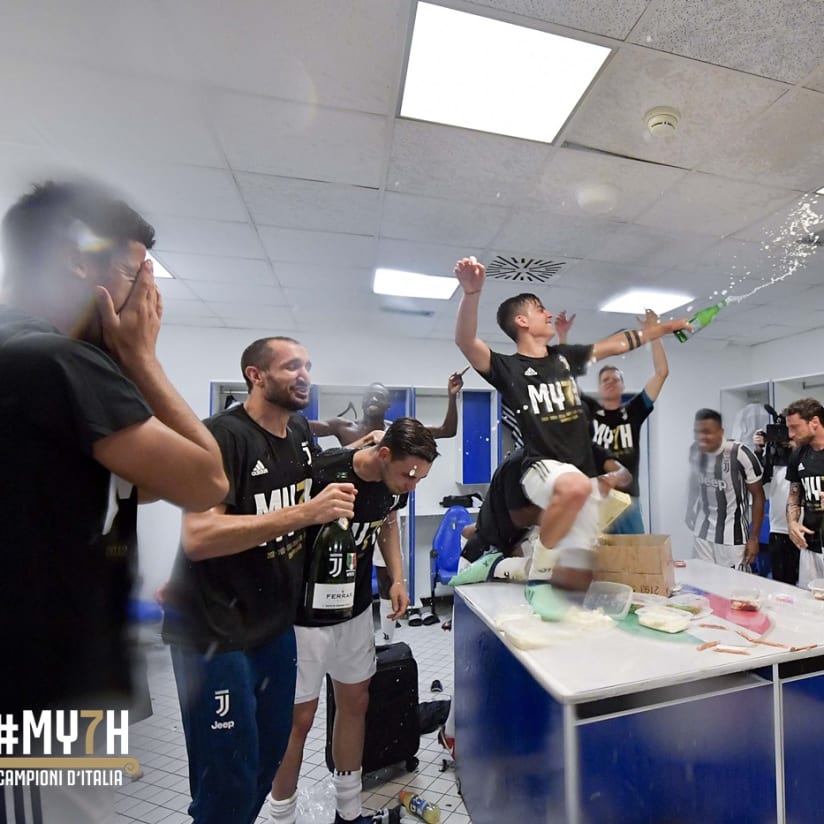 #MY7H locker room celebrations!