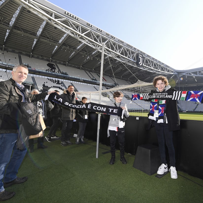 Juventus - Cagliari, walk about Official Fan Club