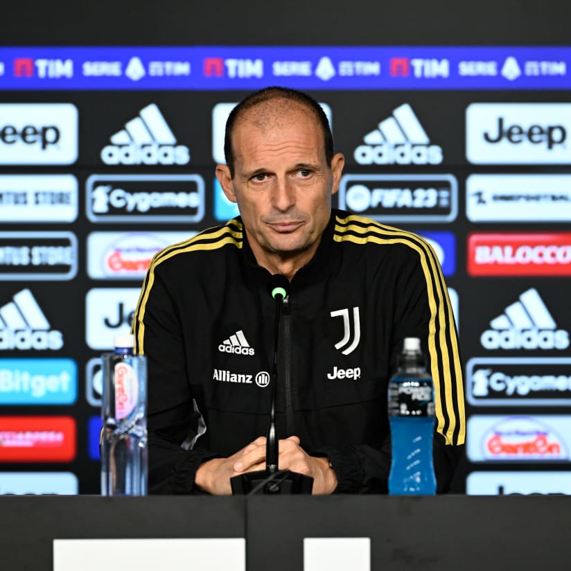 Genoa-Juventus, la conferenza stampa di Allegri