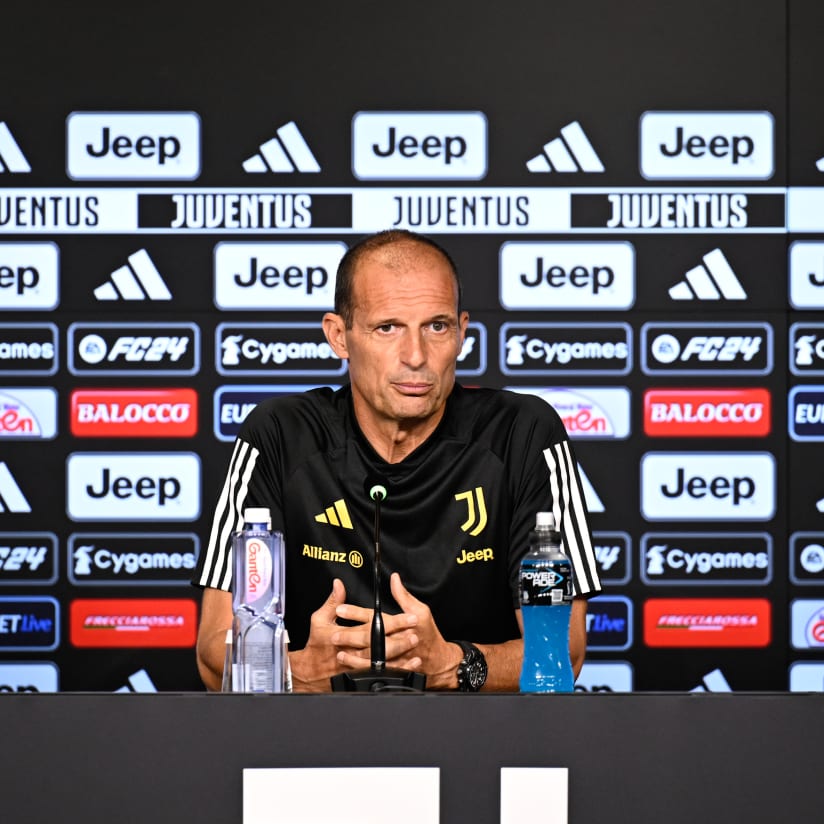 Allegri: We're looking forward to playing at a full Allianz Stadium