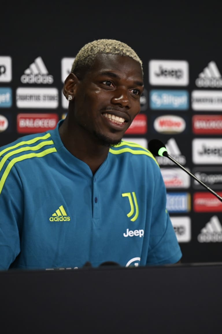 La presentazione di Paul Pogba